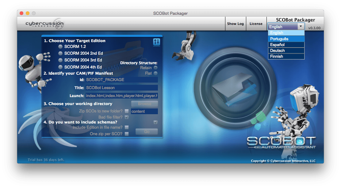 SCOBot Packager SCOBot Packager